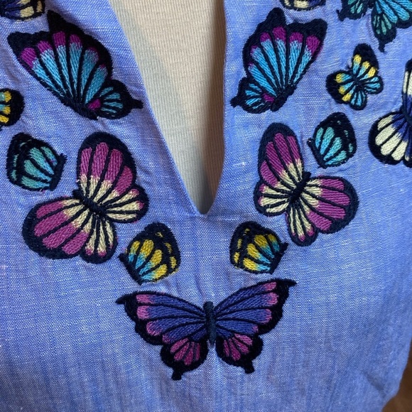 NWT Talbots Linen Shift Dress - Picture 5 of 7